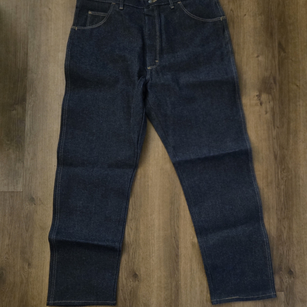 Wrangler Men's Dark Indigo Relaxed Jeans